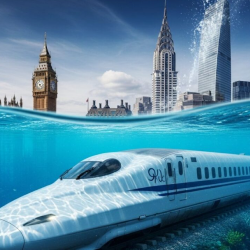 O trem-bala submarino que conectará dois continentes: viagem de 1.000km a 800km/h por baixo do oceano